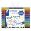 MARCADOR STAEDTLER DUO PINCEL x12