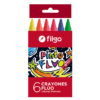 CRAYONES FILGO PINTO FLUO x6