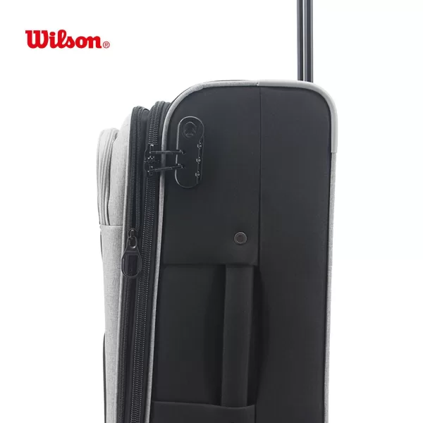 VALIJA WILSON TELA 24" NEGRO/ROJO - Imagen 4
