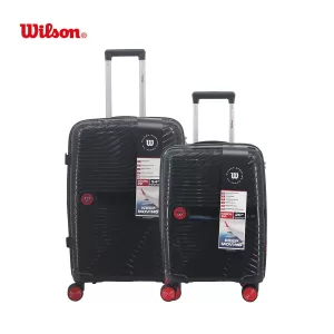 SET VALIJAS WILSON PP 20"/24" NEGRO
