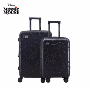 SET VALIJAS DISNEY ABS 20"/24" MINNIE NEGRA